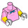 LEGO Leuchtend rosa Krusty Torso (973 / 16360)