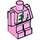 LEGO Bright Pink Minecraft Body with Baby Zombie Pigman Decoration (35526 / 37176)