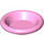 LEGO Leuchtend rosa Minifig Abendessen Platte (6256)