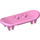 LEGO Fel roze Minifig Skateboard met Vier Wiel Clips (42511 / 88422)