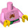 LEGO Bright Pink Minifig Torso (973 / 88585)