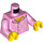 LEGO Bright Pink Minifig Torso Pyjama Top, 4 Buttons and White Rabbits Pattern (973)