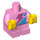 LEGO Bright Pink Minifigure Baby Body with Yellow Hands with Pink Lightning Bolt (25128 / 65691)