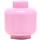 LEGO Bright Pink Minifigure Head (Recessed Solid Stud) (3274 / 3626)