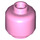 LEGO Bright Pink Minifigure Head (Recessed Solid Stud) (3274 / 3626)