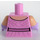 LEGO Leuchtendes Rosa Miss Piggy Minifigur Torso (973 / 78568)