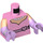 LEGO Bright Pink Miss Piggy Minifig Torso (973 / 78568)