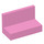 LEGO Fel roze Paneel 1 x 2 x 1 met afgeronde hoeken (4865 / 26169)