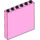 LEGO Fel roze Paneel 1 x 6 x 5 (35286 / 59349)