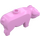 LEGO Leuchtendes Rosa Pig mit Schwarz Augen mit Weiß Pupils (68887 / 87876)