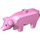 LEGO Bright Pink Pig with Black Eyes with White Pupils (68887 / 87876)