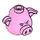 LEGO Leuchtend rosa Pigsy Kopf (68443)