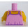 LEGO Leuchtendes Rosa Rosa Blouse Torso (973 / 76382)