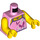 LEGO Fel roze Roze Blouse Torso (973 / 76382)