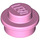 LEGO Leuchtend rosa Platte 1 x 1 Runden (6141 / 30057)