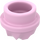 LEGO Fel roze Plaat 1 x 1 Rond met Swirled Top (3338 / 15470)