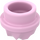 LEGO Fel roze Plaat 1 x 1 Ronde met Swirled Top (3338 / 15470)