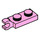 LEGO Fel roze Plaat 1 x 2 met Horizontale Klem Aan Einde (42923 / 63868)