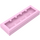 LEGO Fel roze Plaat 1 x 3 met 2 Studs (34103)