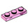 LEGO Klar rosa Plate 1 x 3 med Eyebrow og icecream  (3623 / 39426)