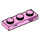 LEGO Bright Pink Plate 1 x 3 with Eyebrow and icecream  (3623 / 39426)