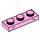 LEGO Leuchtend rosa Platte 1 x 3 mit Unikitty Eyebrows (3623 / 23706)