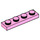 LEGO Fel roze Plaat 1 x 4 (3710)