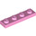 LEGO Fel roze Plaat 1 x 4 (3710)