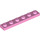 LEGO Leuchtend rosa Platte 1 x 6 (3666)