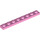 LEGO Fel roze Plaat 1 x 8 (3460)