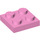 LEGO Leuchtend rosa Platte 2 x 2 (3022 / 94148)