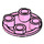 LEGO Fel roze Plaat 2 x 2 Ronde met Afgerond Onderzijde (2654 / 28558)