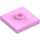 LEGO Bright Pink Plate 2 x 2 with Groove and 1 Center Stud (23893 / 87580)