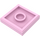 LEGO Leuchtend rosa Platte 2 x 2 mit Nut und 1 Center Stud (23893 / 87580)