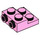 LEGO Bright Pink Plate 2 x 2 x 0.7 with 2 Studs on Side (4304 / 99206)