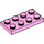 LEGO Leuchtend Rosa Platte 2 x 4 (3020)