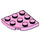 LEGO Bright Pink Plate 3 x 3 Round Corner (30357)