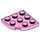 LEGO Leuchtend rosa Platte 3 x 3 Runden Ecke (30357)