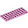 LEGO Leuchtend rosa Platte 4 x 10 (3030)