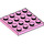 LEGO Bright Pink Plate 4 x 4 (3031)