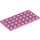 LEGO Klar rosa Plate 4 x 8 (3035)