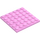 LEGO Bright Pink Plate 6 x 6 (3958)