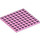 LEGO Leuchtend rosa Platte 8 x 8 (41539 / 42534)