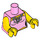 LEGO Leuchtendes Rosa Pop Stern Torso (973 / 88585)