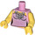 LEGO Leuchtendes Rosa Pop Stern Torso (973 / 88585)