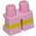 LEGO Bright Pink Short Legs with Yellow Stripe (16709 / 41879)