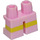 LEGO Rose pétant Court Jambes avec Jaune Stripe (16709 / 41879)