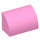 LEGO Fel roze Helling 1 x 2 Gebogen (37352 / 98030)