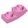 LEGO Leuchtend rosa Steigung 1 x 2 Gebogen Invertiert (24201)