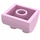 LEGO Fel roze Helling 2 x 2 Gebogen met 2 Studs Aan Top (30165)